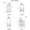 700/1100/1500/1900ml Laundry Detergent Dispenser Refillable Laundry Washing Up Powder Container Soap Detergents Storage Box Lid 2