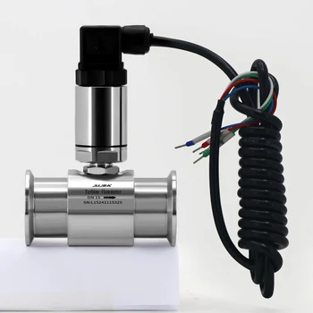 เซ็นเซอร์วัดอัตราการไหลของน้ำมันดีเซลแบบเทอร์ไบน์ 4-20mA แบบอนาล็อก เครื่องวัดอัตราการไหลของน้ำ ประเภทเครื่องวัดอัตราการไหลของน้ำ 1