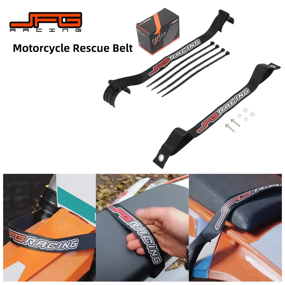 Motorcycle Front Rear Rescue Strap Pull Sling Belt Leashes For KTM EXC SXF XCW XCF EXCF XCFW SMR
