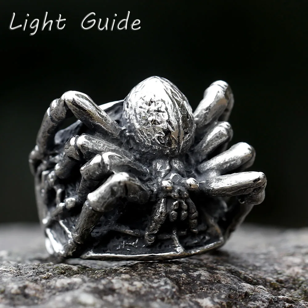 Gothic Totenkopf 925 Silber Biker Ring - Handgemachter Horror Schmuck