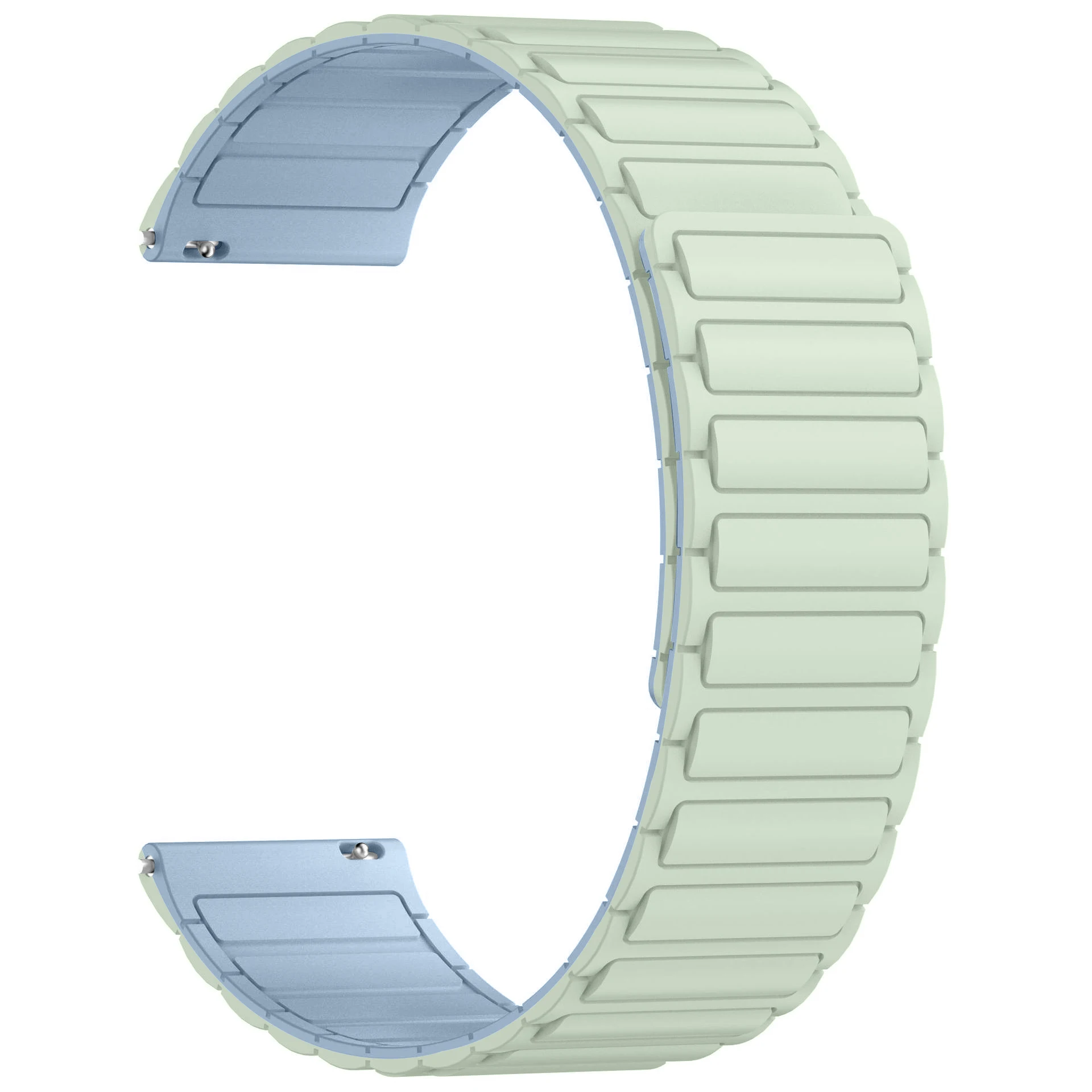 Magnetic Silicone Strap Bracelet - 20mm/22mm, Universal Fit