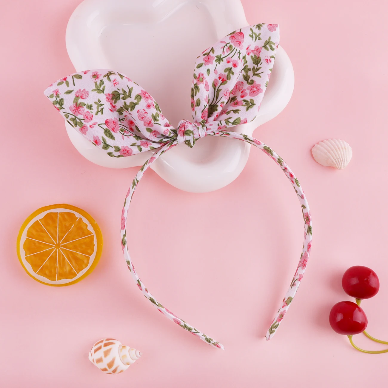 Niedliches Hasenohren-Ostern-Stirnband, rutschfest, Kaninchen-Blumen-Haarband, modischer Haarschmuck für Mädchen für Frauen – Detail 20