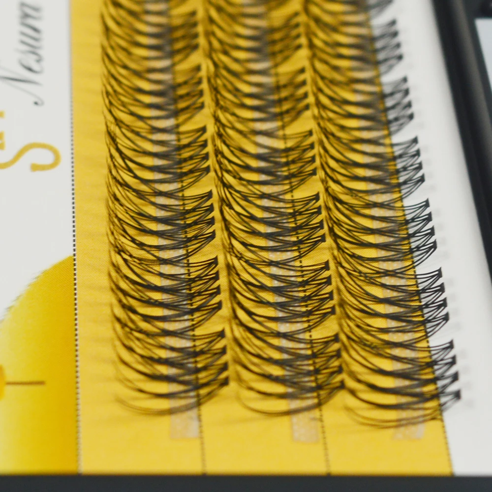 120 Bundles Mink Eyelash Extension Natural 3D Russian Volume Faux Eyelashes Individual 10D Cluster Lashes Makeup