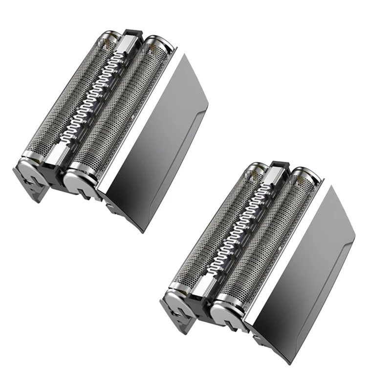 2Pc 52S Testina Di Ricambio Per Rasoio Per Serie Braun 5 5020 5020S Schermo Di Ricambio Per Rasoio Durevole Facile Da Usare