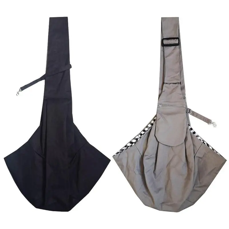

Cat Sling Bag Canvas Pet Carrier Pouch Dog Sling Wrap Pet Chest Bag With Storage Pocket Pet Supplies For Small Dogs Puppy For