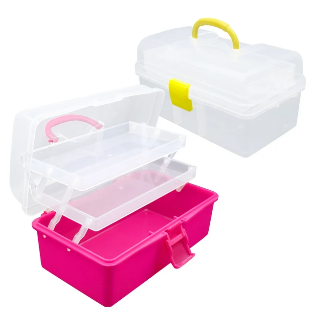 Craft Tool Box 3 Layer Storage Box Art Craft Box Tackle Box Organizer Hair  Supply Organization Box Sewing Box Medication Organizer White Plastic Tool  Box - China Plastic Storage Box and Organizer