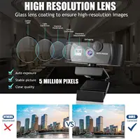 8K Webcam 4K 1080P Full HD Web Camera Auto Focus With Microphone USB Plug Web Cam For PC Computer Laptop Video Mini Camera - Image 4
