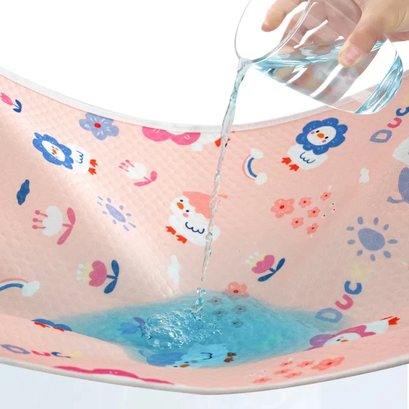 Five-layer Baby Waterproof and Breathable Washable Diaper Pad Double Bed Urine Mattress for Newborn Babies in Summer