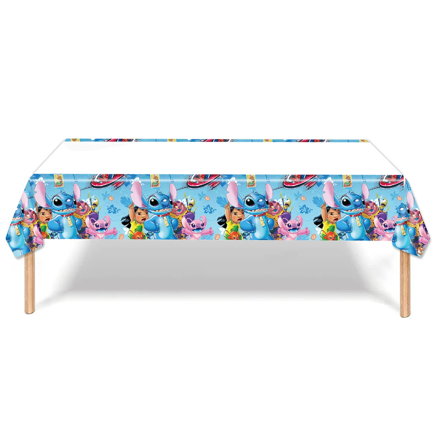 Disney Lilo & Stitch Birthday Party Decoration Happy Party Banner Background Stitch Cake Decor Tablecloth Wedding Accessories birthday party supplies party supplies