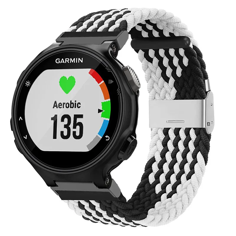 Elastic Braided Nylon Adjustable Watch Band Straps