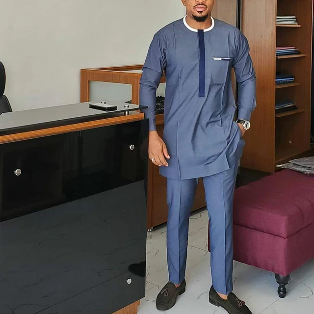Osagie Long Sleeve Dashiki Outfit