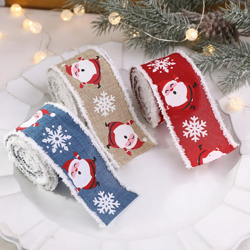 Burlap Christmas Gift Bows  Decoration Ribbon Jute Bow - Party & Holiday  Diy Decorations - Aliexpress