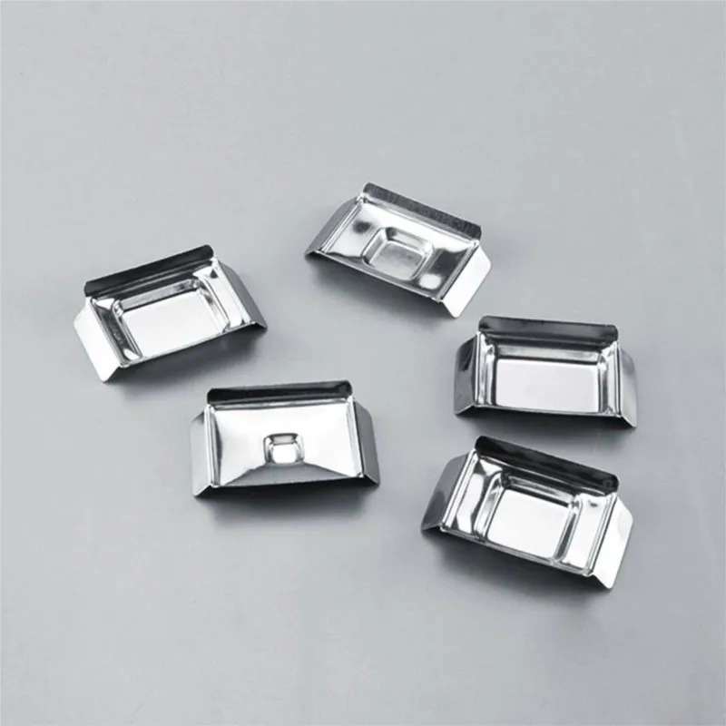 Stainless Steel Sample Embedding Box Bottom Mold 10pcs, stainless steel embedding mold