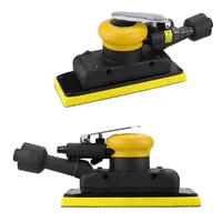 HIFESON 98A Rectangular Pneumatic Dry Grinder Automobile Spray Paint Putty Grinder 70*198mm Sandpaper Machine 2