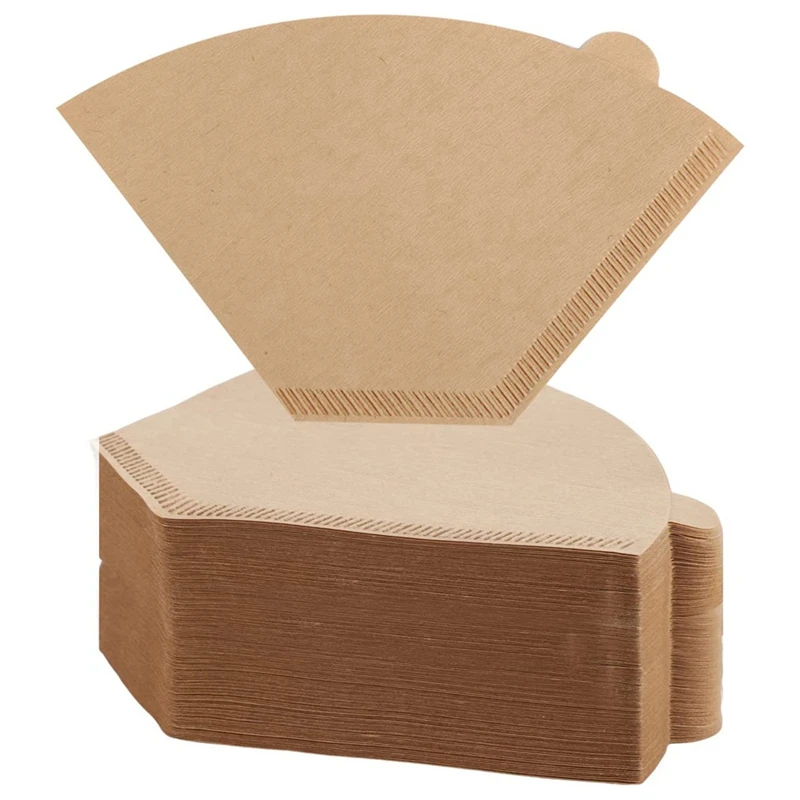 

200Pcs Natural Unbleached Coffee Filters Cone Paper Disposable Coffee Filters For Pour Over And Drip