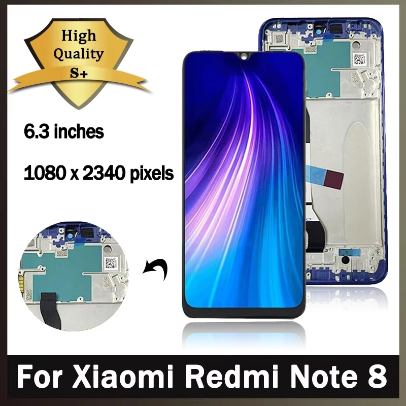 6.3'' Tested note 8 LCD for Xiaomi Redmi Note 8 Note8 LCD