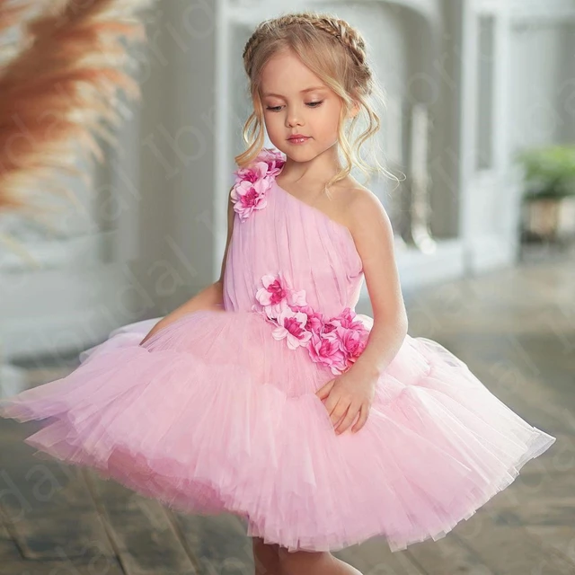 Luxury Sequin Shiny Girls Party Gowns 3 5 7 12Year Flower Kid Bridesmaid  Dresses | eBay