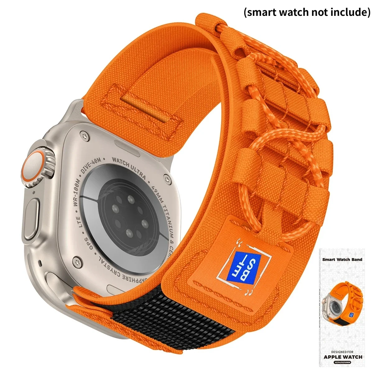 Tactical Sport Nylon Trail Strap for Apple Watch - Durable and Stylish Bracelet for Active Lifestyles