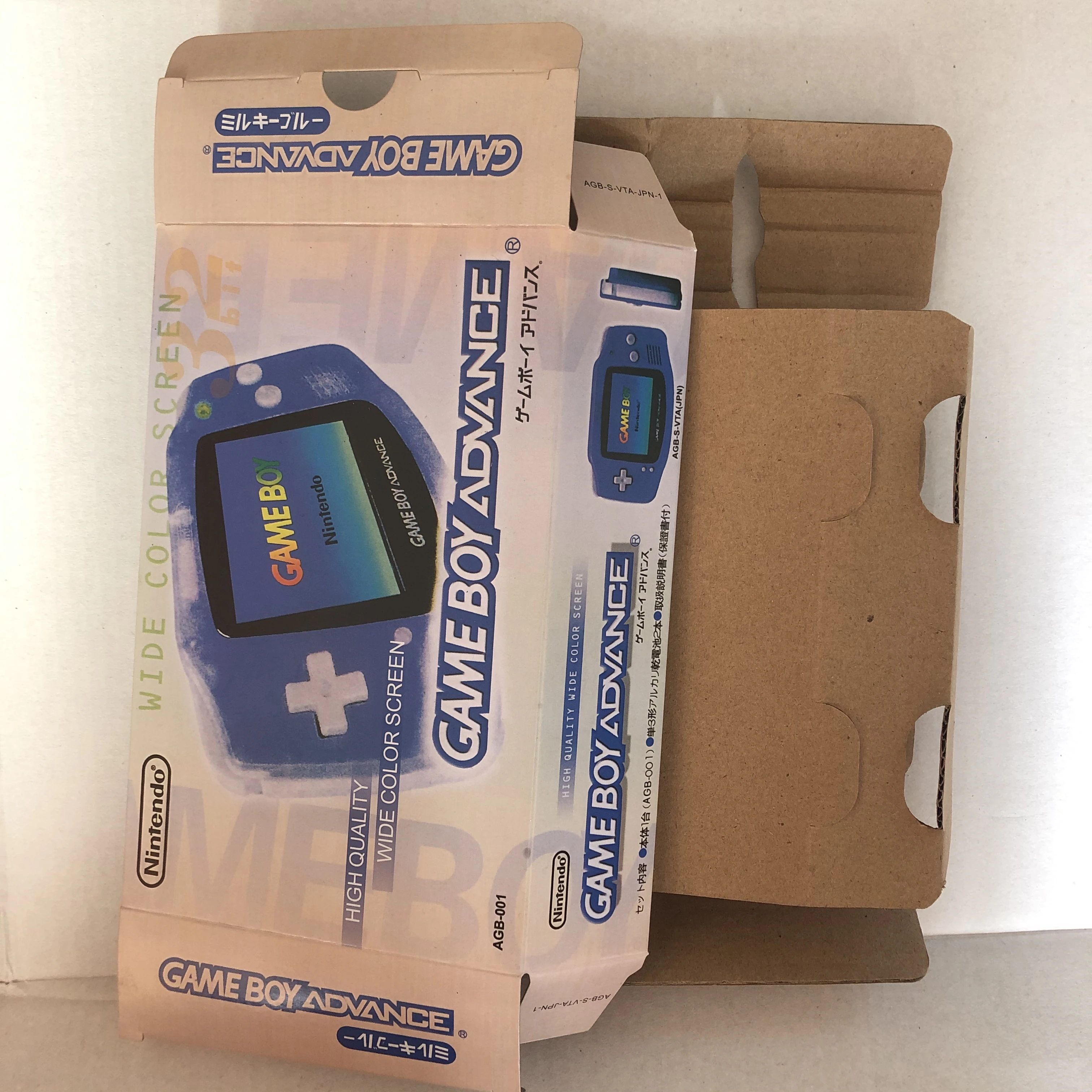 Retail Package Box For Nintendo Gameboy Advance Gba Console Retail