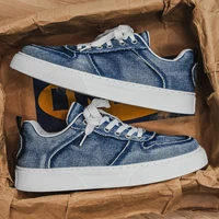 2025 new men's casual sneakers, trendy, versatile, fashionable, durable, skateboarding shoes, canvas shoes, large size men's sho