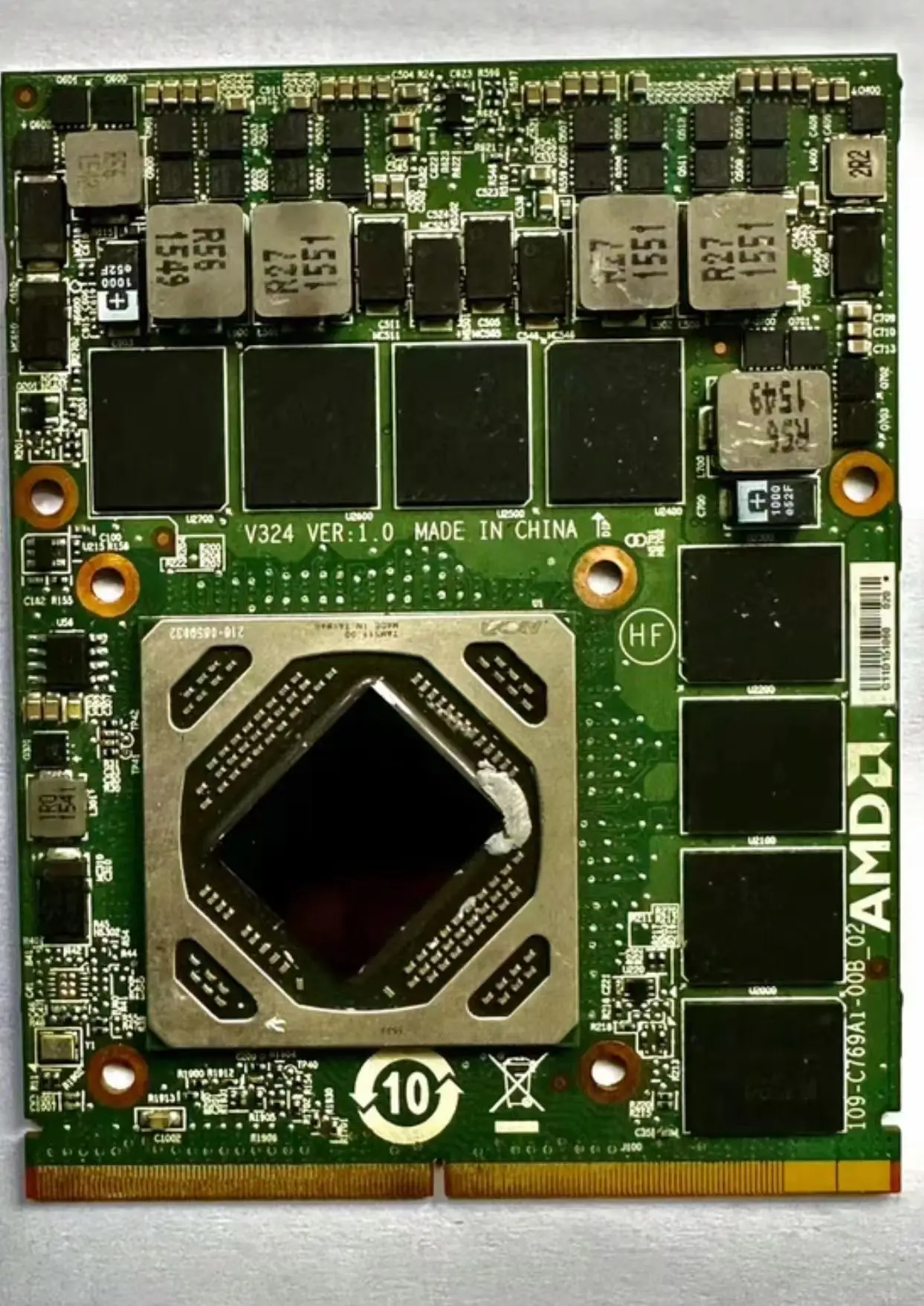 V324 Ver 1.0 Per Dell Precision 7710 7720 Firepro W7170M R9 M390X 4Gb 5Whcd 05Whcd 109 -C769A1-00B-02 Scheda Video Gpu Tesed Ok