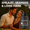 Shilajit, SeaMoss&Lions Mane Capsules - Comprehensive All-in-One Wellness Supplement for Mind, Body, and Vitality - 60 Capsules