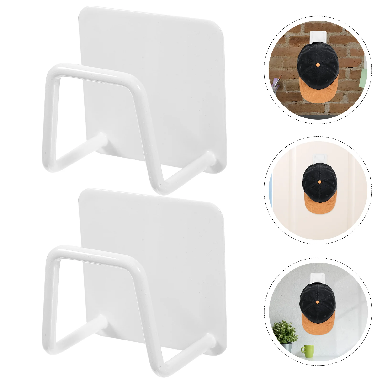 

6 Pcs Baseball Cap Hook Hanging Hat Organizer Hangers Wall Display Caps Stand 304 Stainless Steel Holder Rack