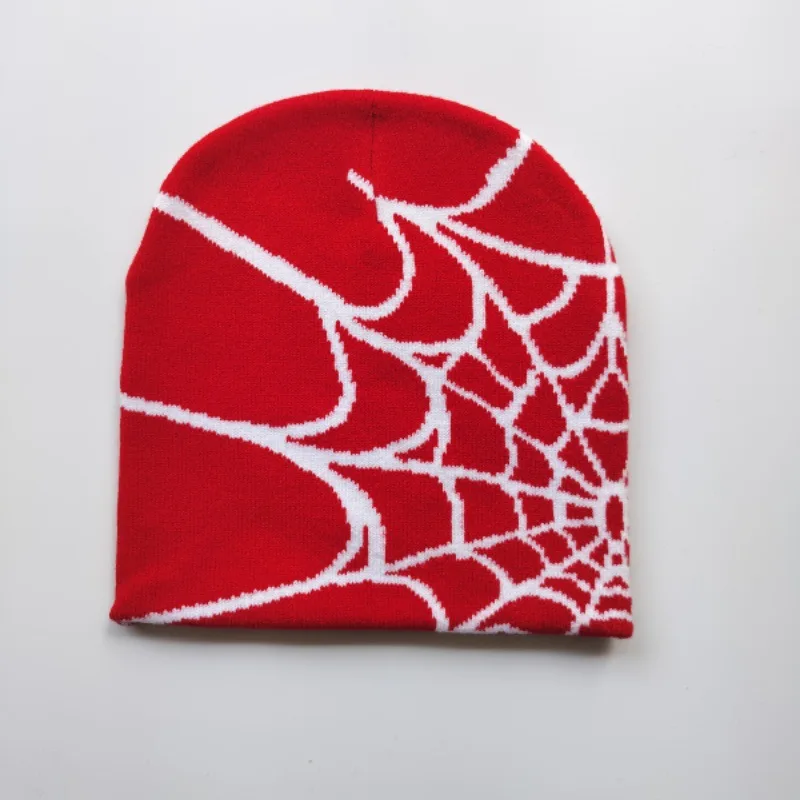 Unisex Knitting Cap Spider Men Women Luxury Beanie Caps Y2k Warm Fashion Versatile Ins Pullover Hiphop Winter Bonnet