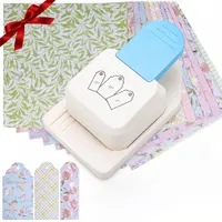 3-in-1 round label hole punch & 1.5 inch, 2 inch, 2.5 inch corner paper hole punch, round label shape hole punch gift hang tag 1