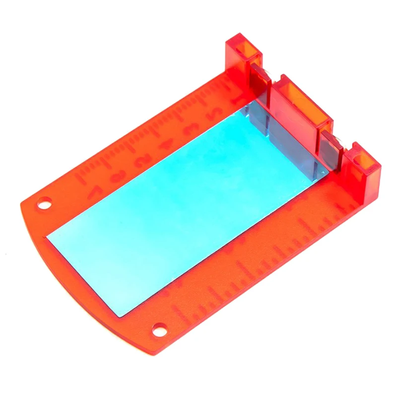 Laser Level Lase Target Card Plate 10cmx7cm for Green Red Lase Reflective Magnetic Plate