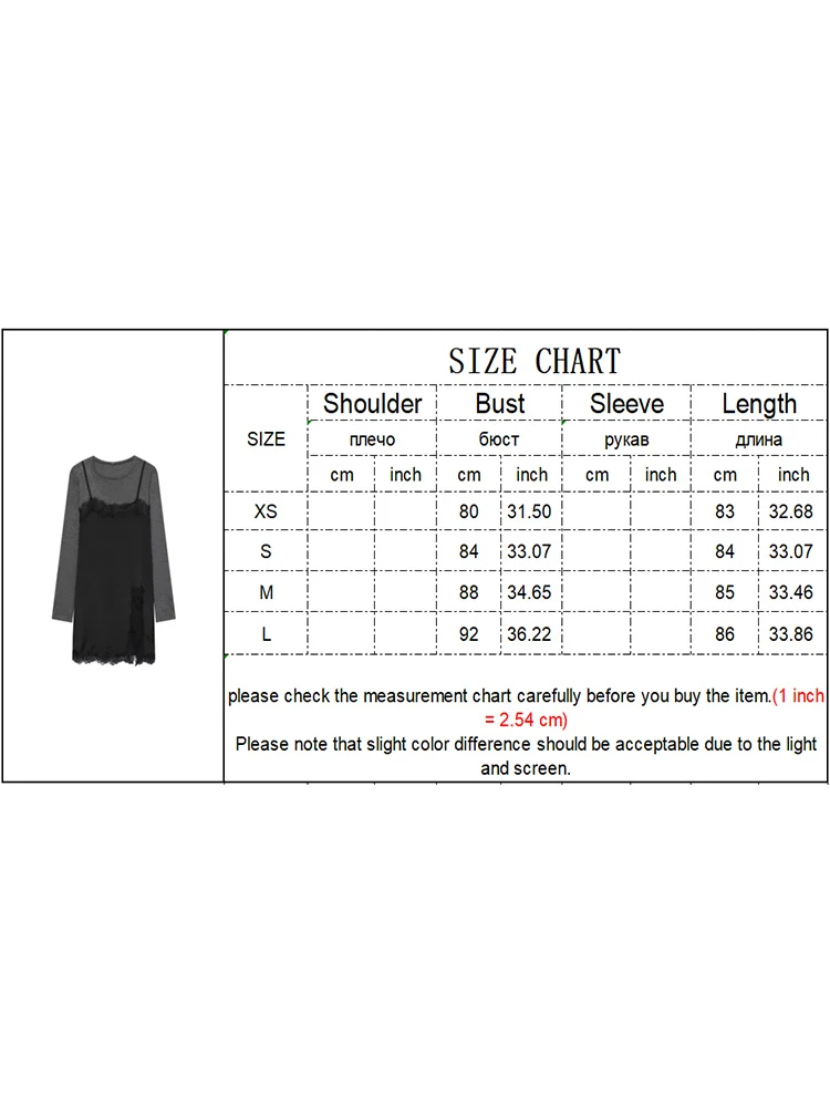 2026 New Women Long Sleeve Short Dress Casual Patchwork Fitting Lace Dress Elegant O-neck Fashion Street Female Mini Dress