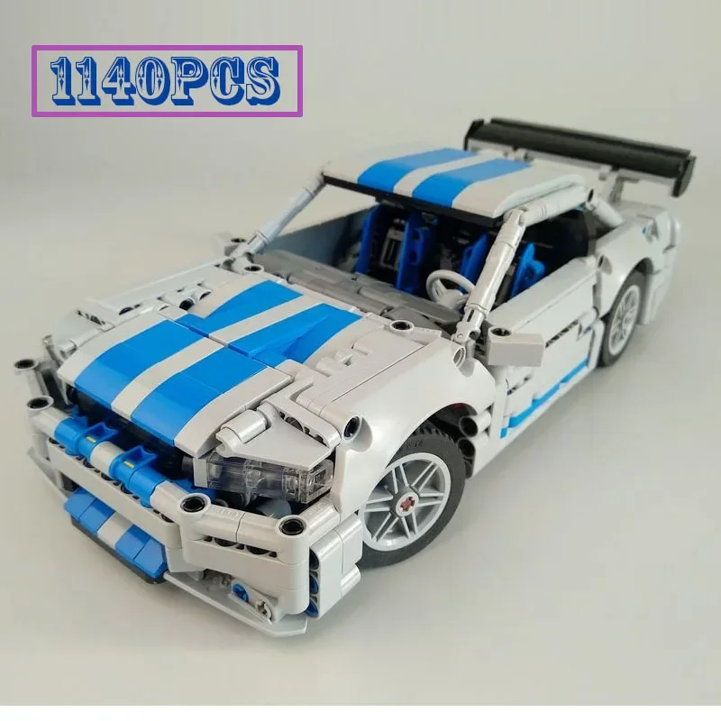 

Brand New 1:8 Super Car R34 V2 MOC-65812 Hands-on Building Blocks Building Blocks Sports Car Toys Children's Birthday Gift