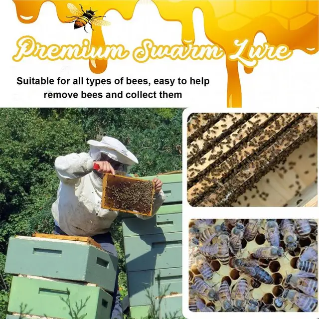 Carpenter Bee Vonzza A Permetezett Természetes Méhcsalád Esszencia Csali Szerszámot Szabadtéri Házkerti Udvar Talaj Pollen Illata Spray -Hez - Image 4