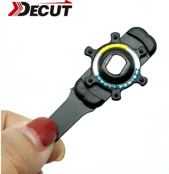 Decut SOLO Recurve-Bogen-Clicker aus Aluminium für Bogenschießen, Schießen, Jagd für Links- und Rechtshänder – Detail 6