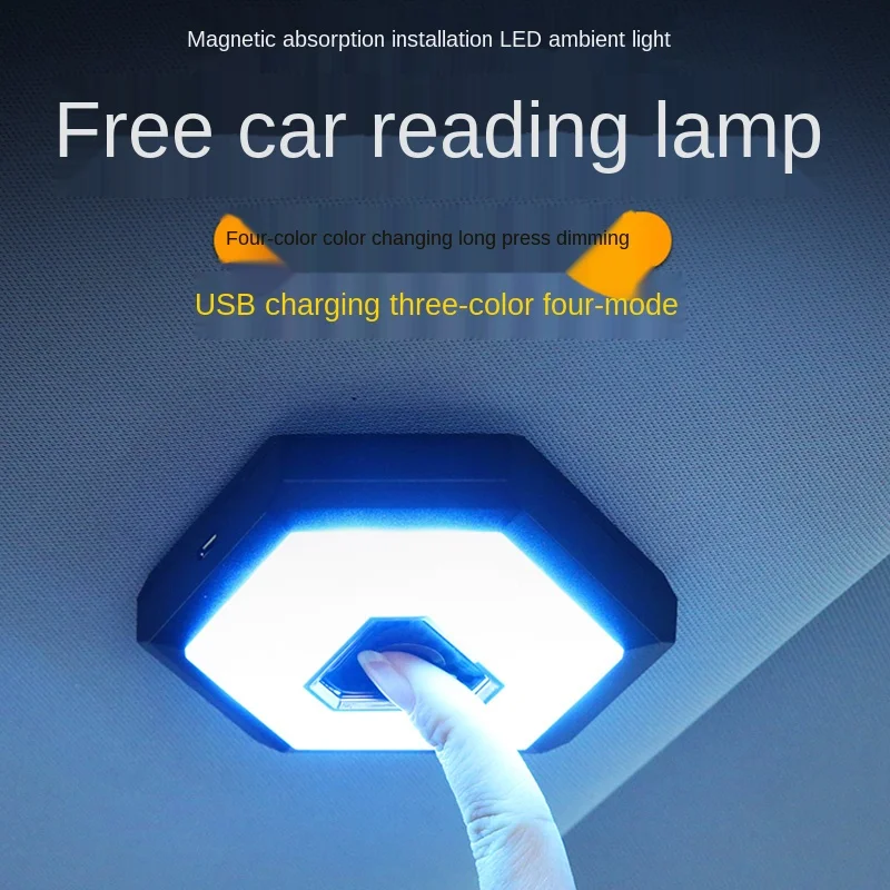 Auto Led Nacht Lichter Touch Senor Auto Dach Licht Automobil Auto Innen  Lesen Licht Dome Lampe USB Lade Zubehör