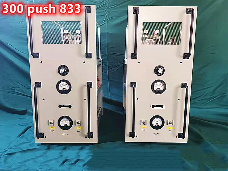 

Новейший односторонний трубчатый усилитель мощностью 70 Вт * 2 без большой петли с обратной связью и разрезом 300B для крупного рогатого скота 833 (FU33), 833*2, B * 2, 5 u4g * 2, 6J7*2