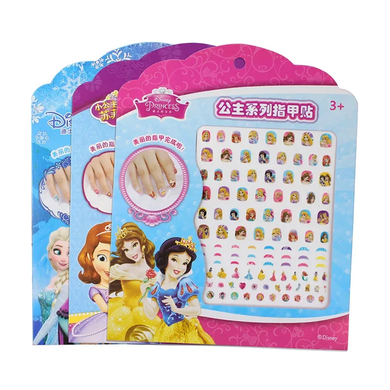Disney Sofia White snow Princess Nail Stickers Toy girls sticker toys girlfriend kids gift princess pretend toys nail art toys