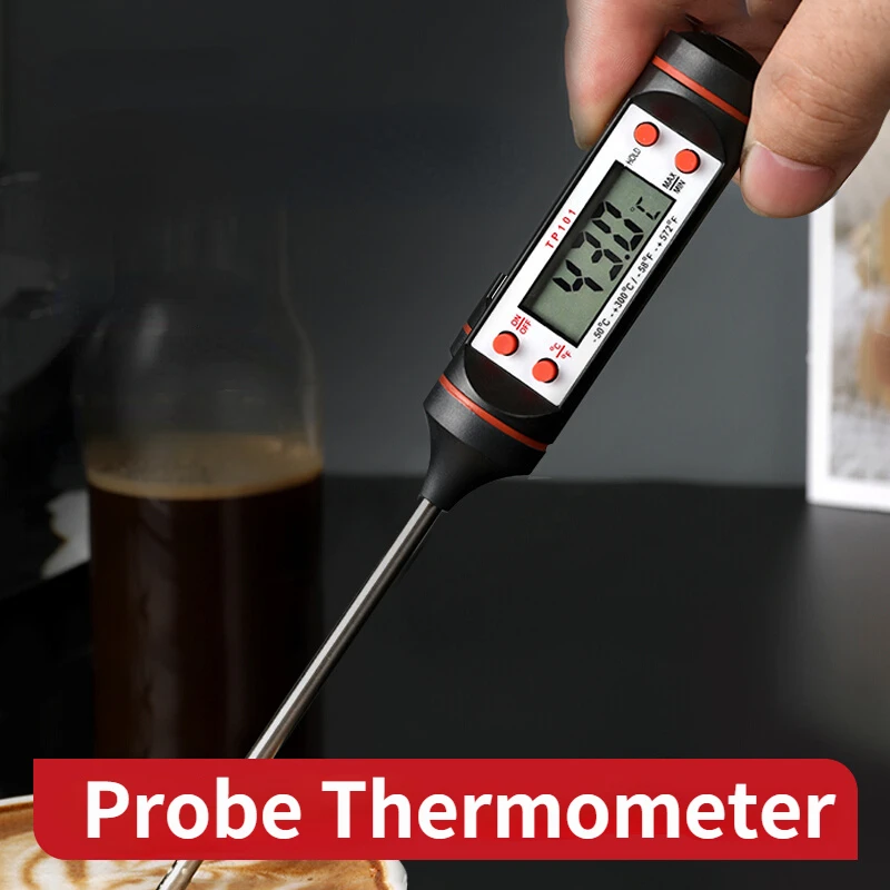 Lcd Electronic Thermometer For Food Meat Soup Barbecue Kitchen Tool Pen
