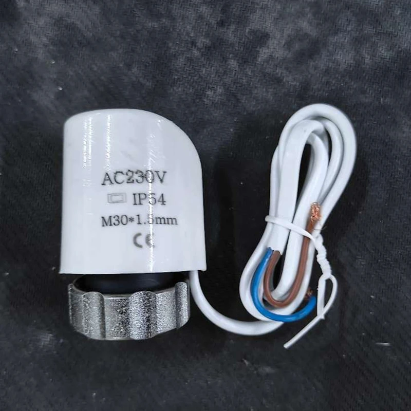 Electric Thermal Actuator M30-1.5mm 230V for TRV Thermostatic Radiator IP54 DropShipping