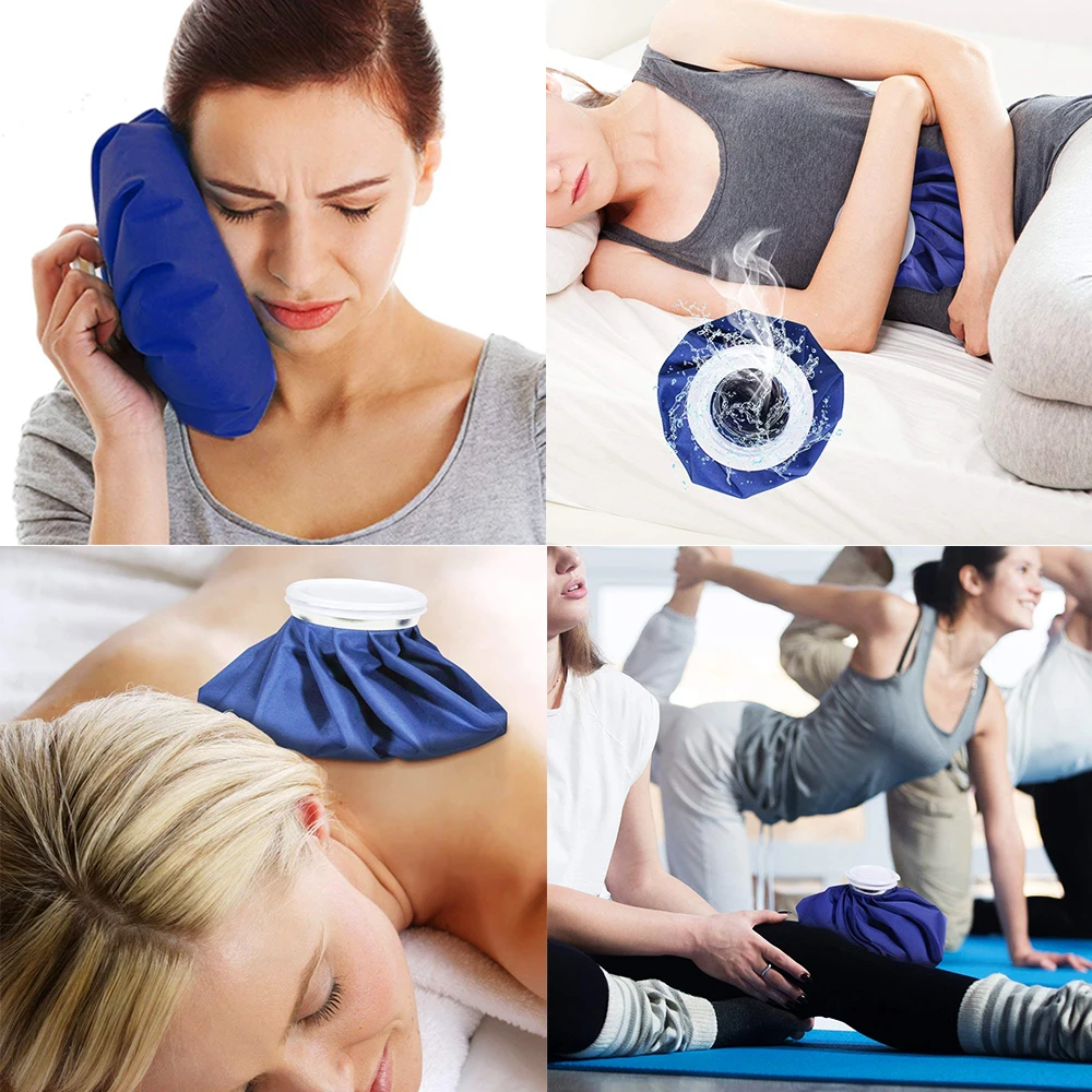 Professional Ice Bag Bandage with Reusable Ice Bag Pack for Arm Calf Knee Ankle Shoulder Neck Sprained Hot and Cold Compress ice bag bandage