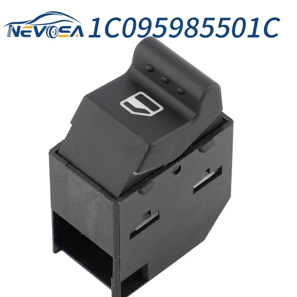 

NEVOSA For 1998-2010 VWS Bettles 1C0959855A 1C0959855 1C0959855A01C Power Window Switch Button Car Parts