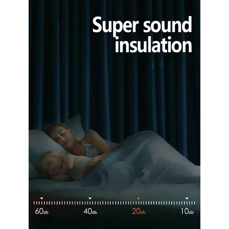 20-30% Sound Insulation Fully Blackout Curtains for Living Dining Room Bedroom Double Sided Linen Cotton Sunshade Customize 4