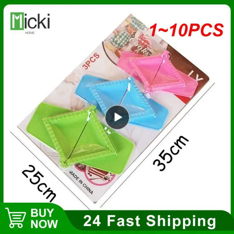 

1~10PCS Dumpling Mold Plastic Handmade Chinese Ravioli Jiaozi Maker Dumpling Machine Maker Equipment Kichen Pastry Gadget