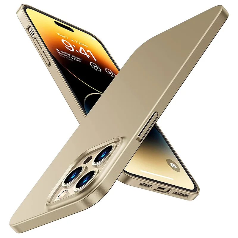 Custodia Rigida Ultra Sottile Opaca Per Iphone 15 14 13 12 Mini 11 Pro Xs Max X Xr Se 2022 2020 7 8 Plus Pc Slim Shell Coque