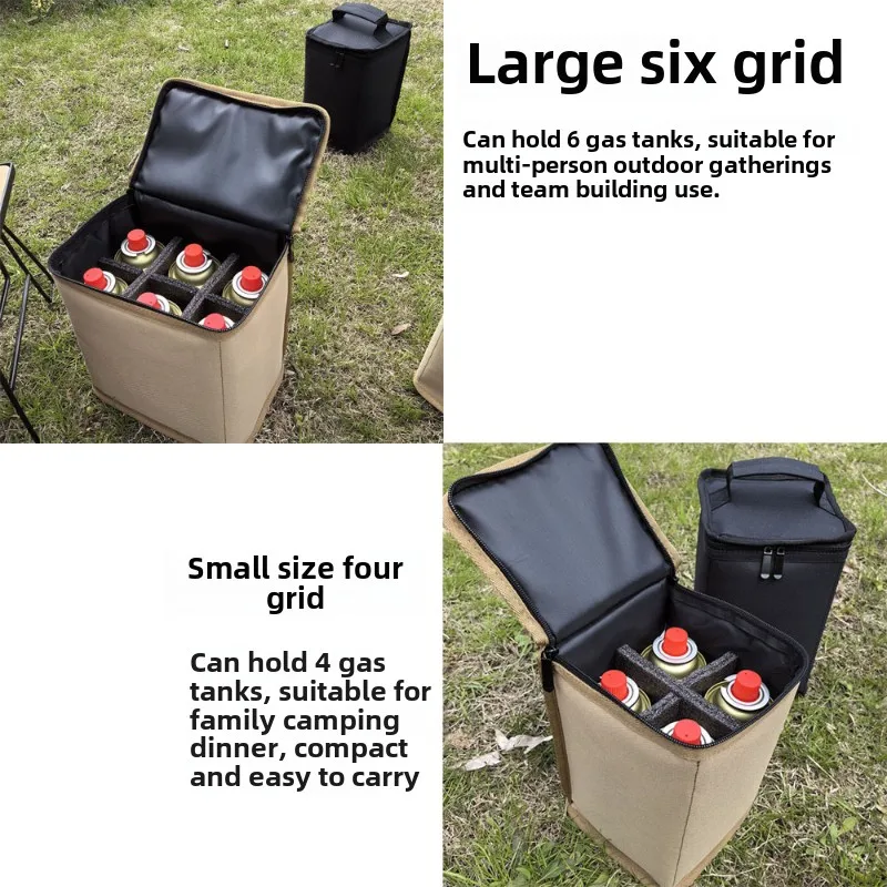 Camping Tanks Storage Bag Outdoor Portable Fuels Cylinder Protective Case Camp Light Carrying Bag Camping Accessories