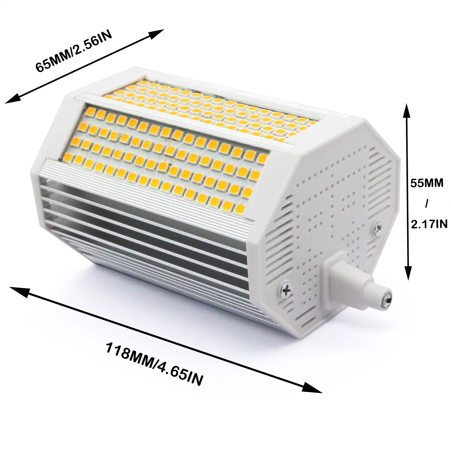 최신 50w Led R7S 빛 118mm 디 밍이 가능한 J118 RX7S 램프 동등한 500w 할로겐 태양 튜브 Led 램프 AC85-265V