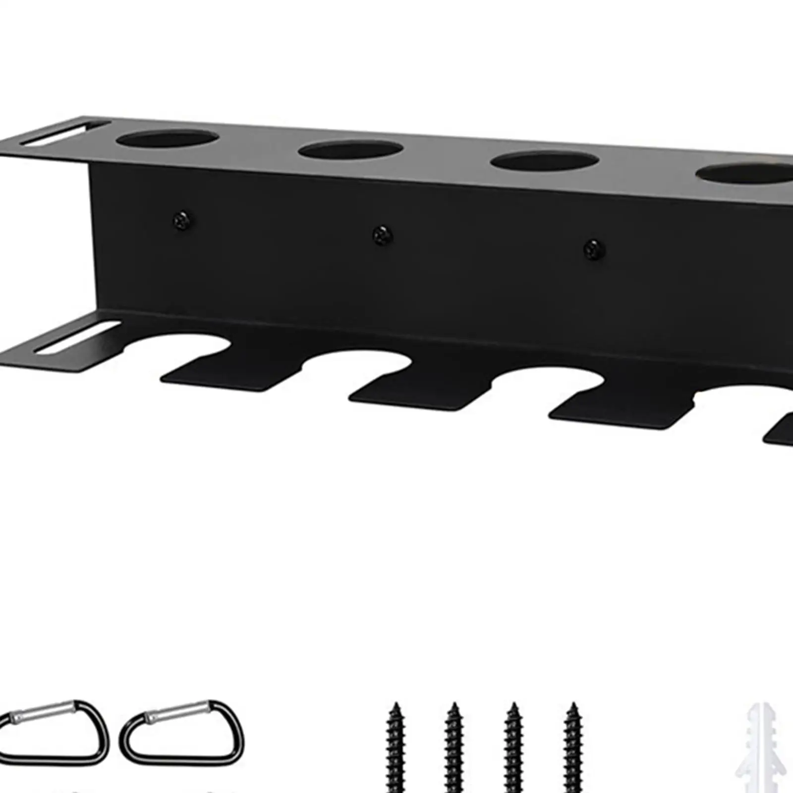

Baseball Bats Holder Rack Iron Organizer Hold 4 Bats 4 Balls Softball Bats Storage Wall Mount Display Hanger for Home