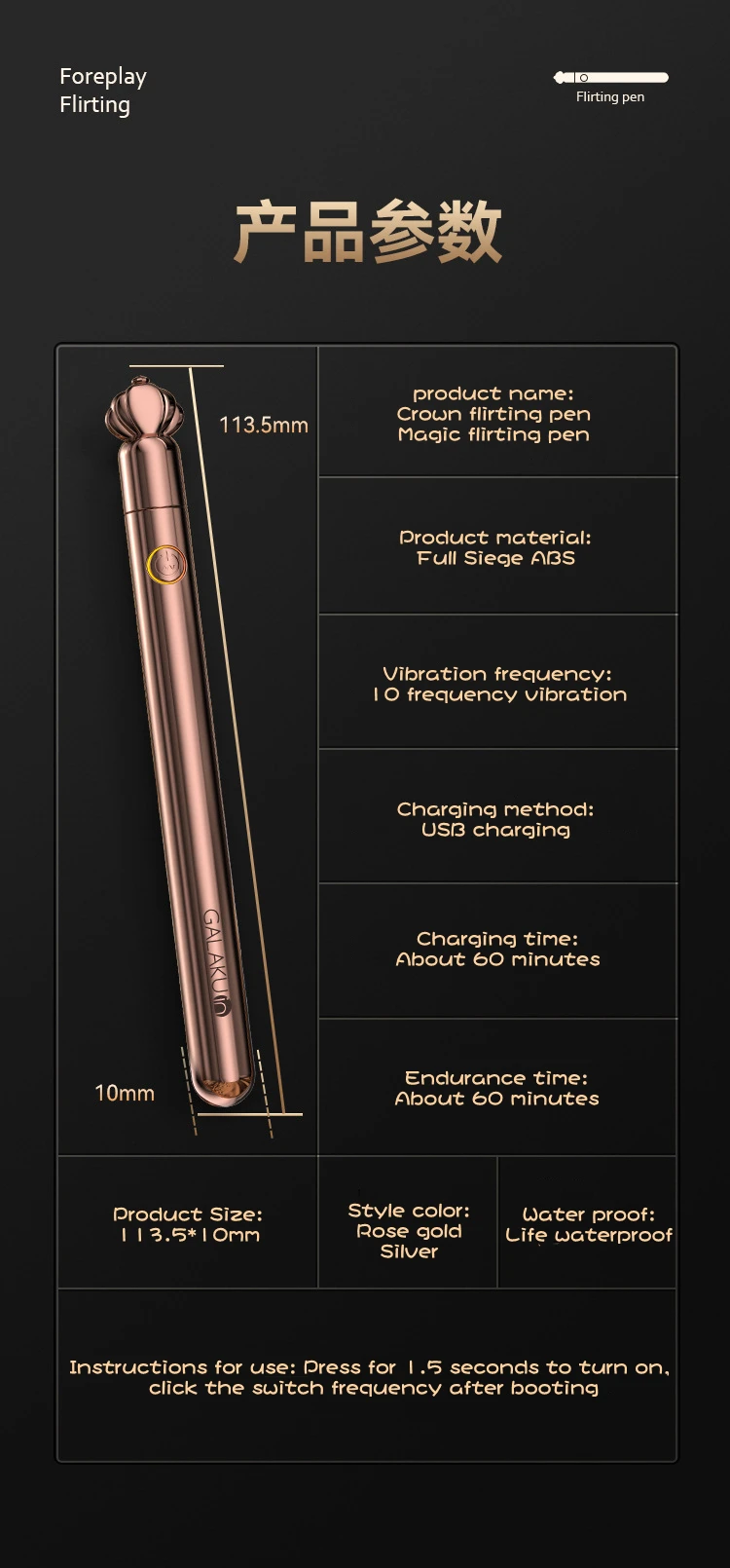 Av Vibrator Dildo Masturbator Clitoral Stimulator Anal Massager_voghion.com