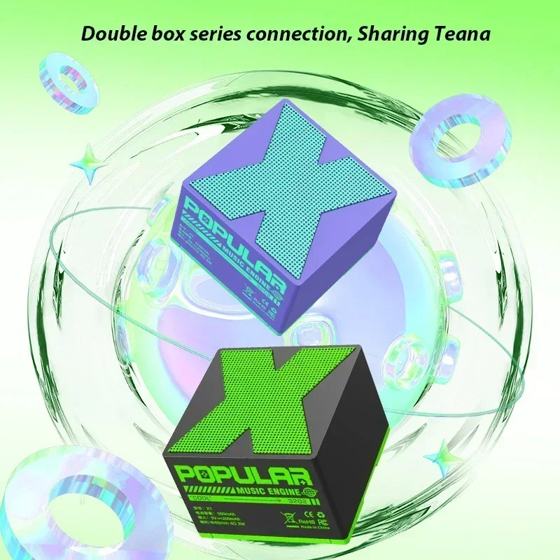 X1 Wireless Bluetooth Speaker Mini Audio Portable Player Small Home High Sound Quality Sound Suitable for Mobile Phones Computer
