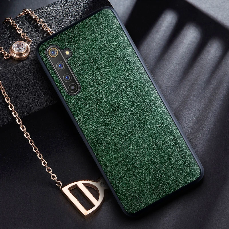 Retro Business Leather-Style Phone Case with Dual-Material Design